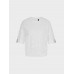 Marccain Sports - SS 48 57J17 Shirt wit van gebloemde kant