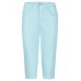 Rabe - 52-223158 Licht turquoise 3/4 stretch broek.