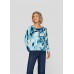 Rabe - 53-113600 Lichte pull print licht blauw donker blauw.