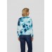 Rabe - 53-113600 Lichte pull print licht blauw donker blauw.