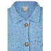 Rabe - 57-114532 Warme licht blauwe gilet met knopen. Rabe - 57-114532 Warme licht blauwe gilet met knopen.