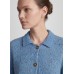 Rabe - 57-114532 Warme licht blauwe gilet met knopen. Rabe - 57-114532 Warme licht blauwe gilet met knopen.