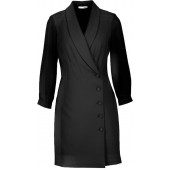 Relish - Abito Daryna zwart mantel kleedje