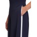 Vera Mont - 4953 4001 8913 Jumpsuit donker blauw met wit.