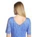 Vera Mont - 0113 4825 8249 Half lang kleed licht blauw voile kant.