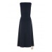 Vera Mont - 5150 4514 blauw asymmetisch kleed Ecru bloem. Vera Mont - 5150 4514 blauw asymmetisch kleed Ecru bloem.