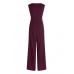 Vera Mont - 0178 4867 6179 Elegante jumpsuit stretch bordeaux.