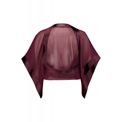 Vera Mont - 0385 4825 6179 Bordeaux voile mouwen cape.