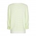Xandres - GABONI 29026-03-5555 - Gestreepte groene pull met pofmouw