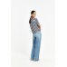 Xandres - HIROKAR - 29261-02-8806 - T-shirt met lurex strepen