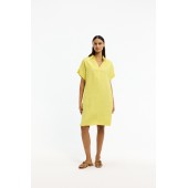 Xandres - KARIAN  14548-01-1050  - Linnen hemdjurk geel