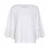 Xandres - SIMONA - 29604-01-0160 - T-shirt met broderie aan de mouwen Xandres - SIMONA - 29604-01-0160 - T-shirt met broderie aan de mouwen