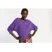 Xandres - GABON 29111-01-6305 - Pull violet met lurex en fantasiesteek